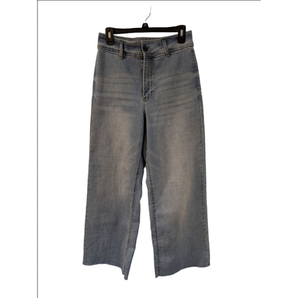Oat New York Denim - OAT New York Wide Leg Jeans Size 8/29 Women's Blue Denim